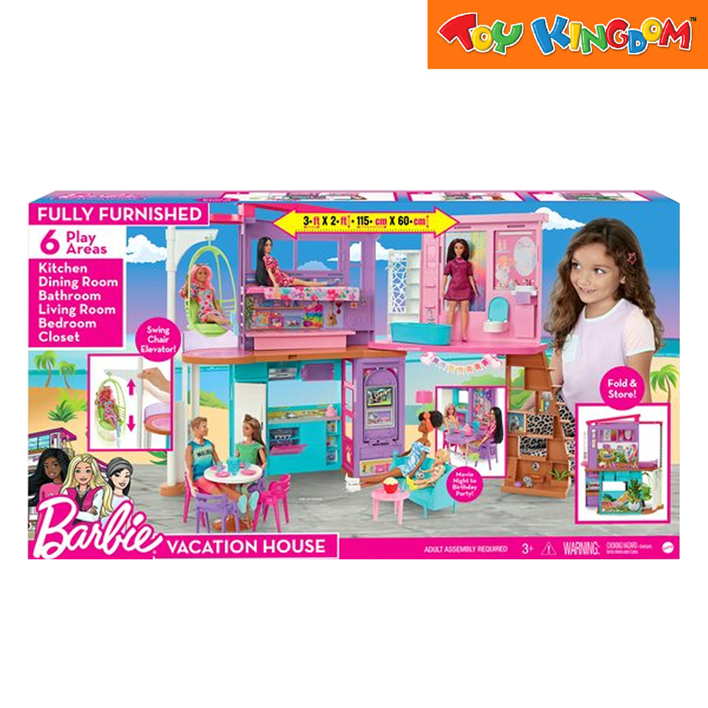 Barbie Vacation House Doll Toy