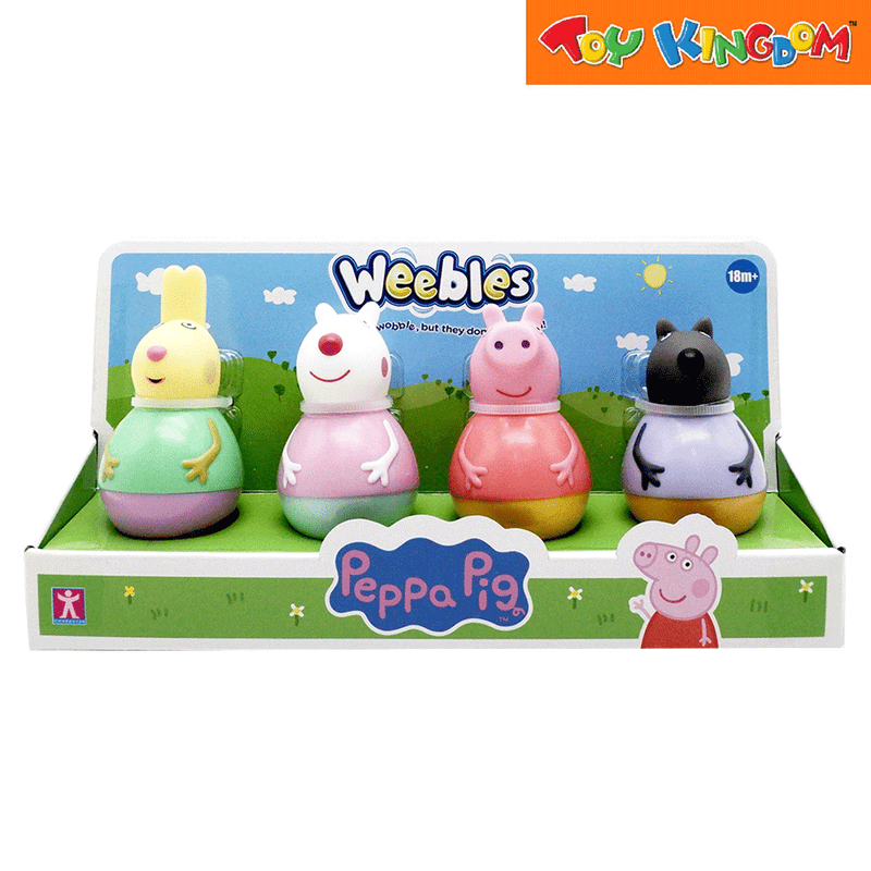 Weebles Peppa Pig 4 Pack Figures