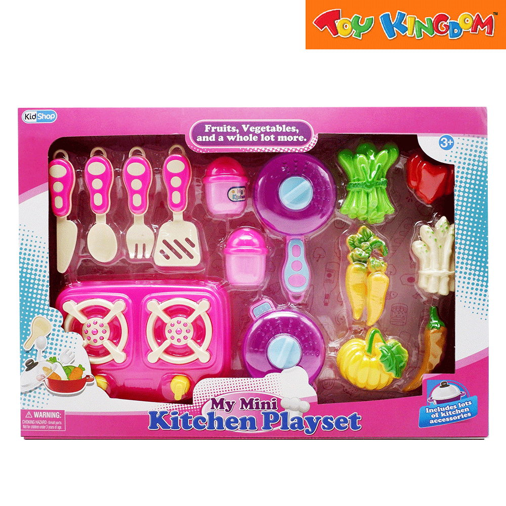 KidShop Fruits and Vegetables My Mini Kitchen Playset Toy Kingdom
