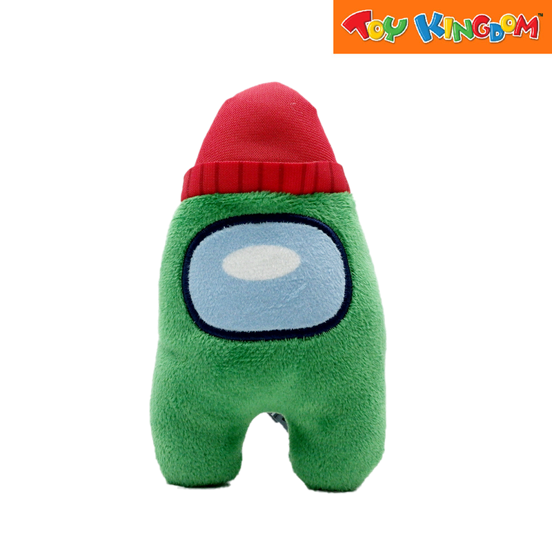 Among Us Clip On Plush Green with Red Stuffed Toy