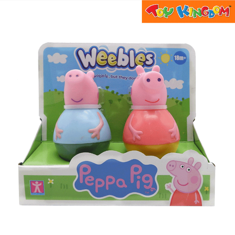 Weebles Peppa Pig George and Peppa Pig 2 Pack Figures