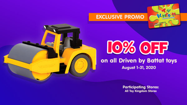 10% off off on all Driven by Battat toys