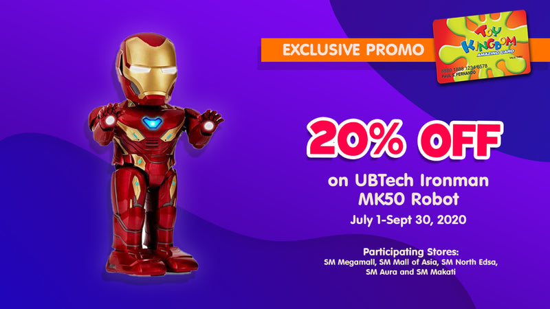 20% off on UBTech Ironman MK50 Robot