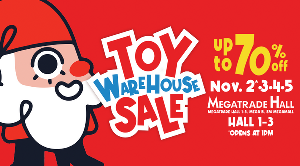 Get up to 70% off at Toy Warehouse Sale