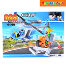 Cogo City Police Helicopter Building Blocks