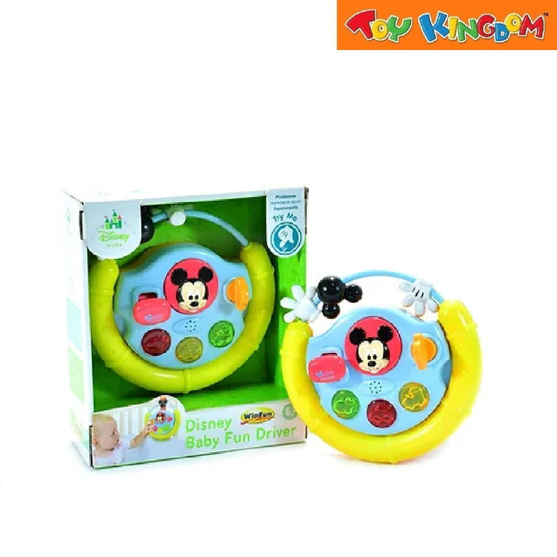 WinFun Disney Baby Mickey Mouse Fun Driver Wheel