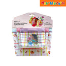 Zippies Lab Disney Princess Floral Plaid Standup Storage Bag 3-Piece Set