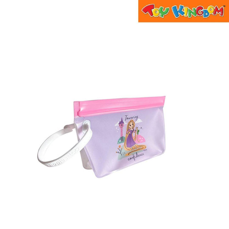 Zippies Lab Disney Princess Charmers Standup Bag with Wristlet Rapunzel Medium Pouch Bag
