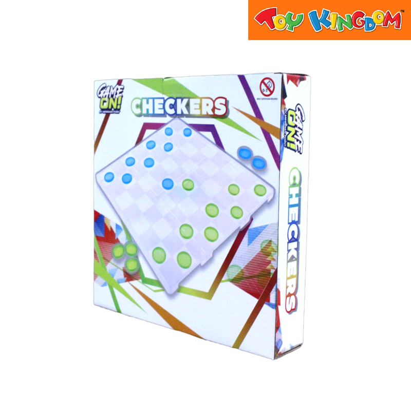 Game On! Checkers Acrylic Board Game