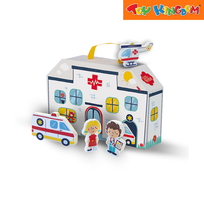 SES Petits Pretenders Hospital Play Suitcase With Play Mat