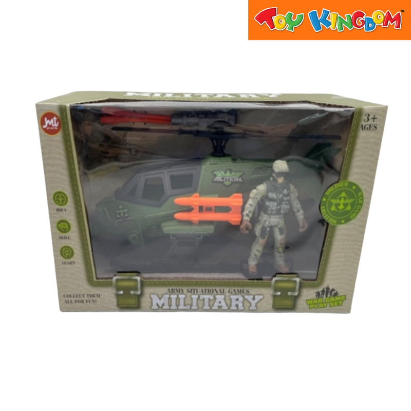 Special Forces Military Helicopter Playset