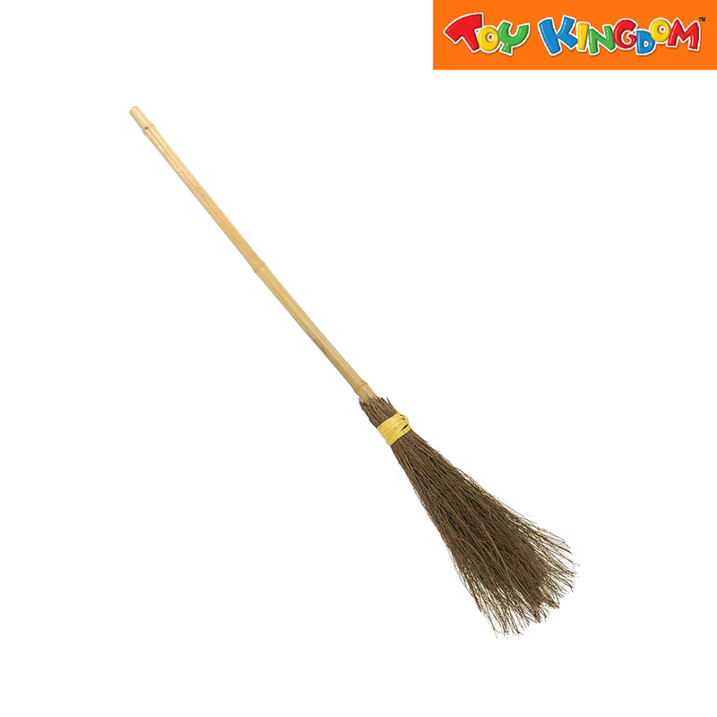 Halloween Witch Straw Broom 42 Inch Prop Toy