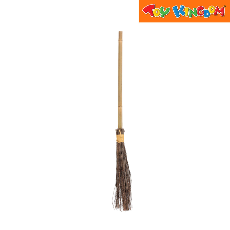 Halloween Witch Straw Broom 42 Inch Prop Toy