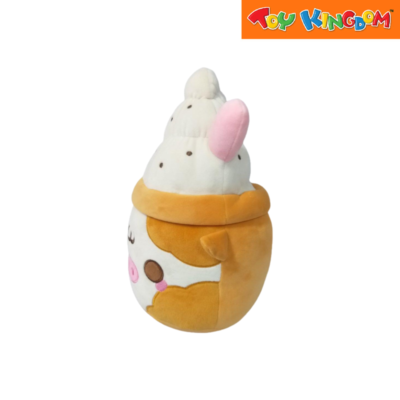 Ice Cream Cone Pig Brown Plush