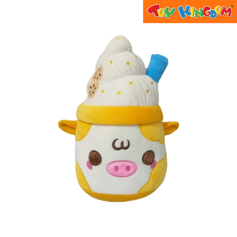 Ice Cream Cone Pig Yellow Plush