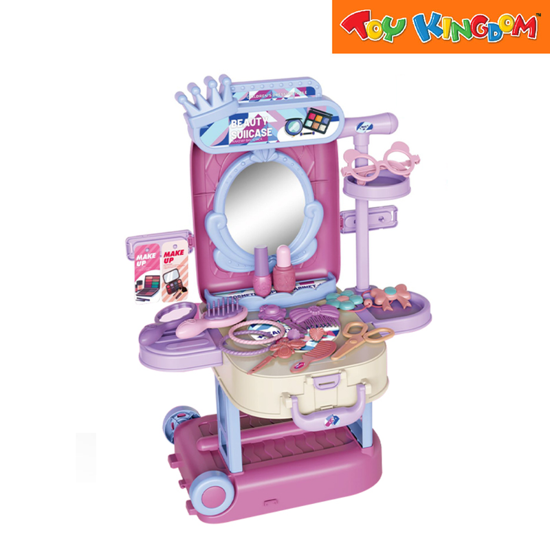 Beauty Suitcase Dressing Table 3-in-1 DIY Playset