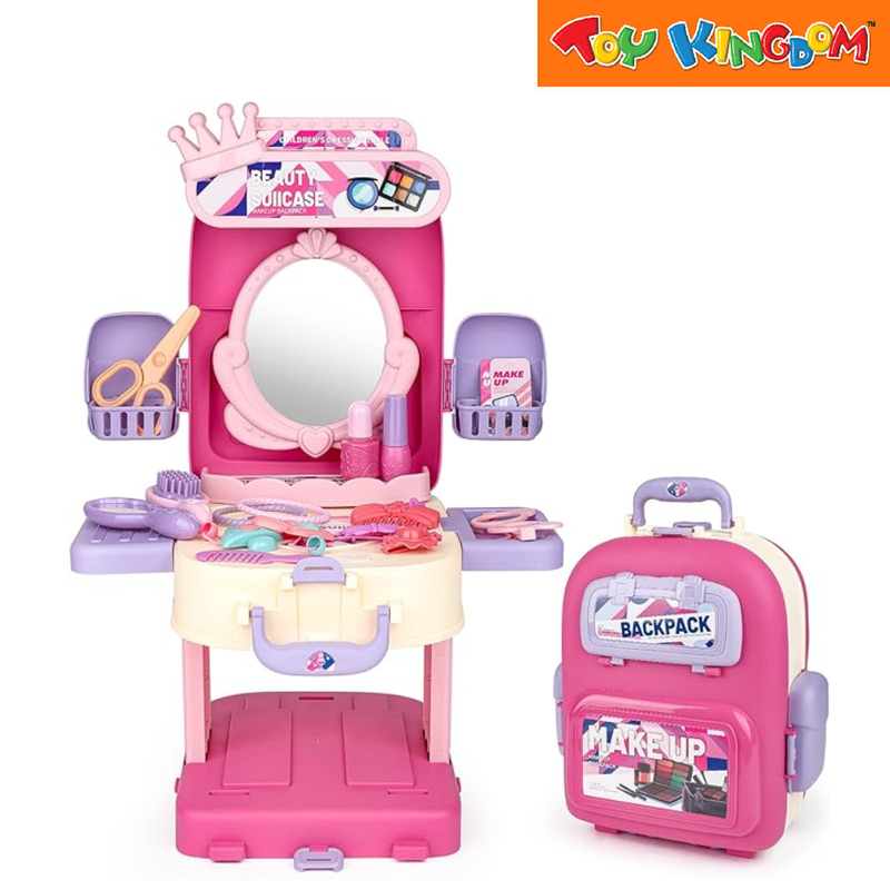 Beauty Suitcase Dressing Table 3-in-1 DIY Playset
