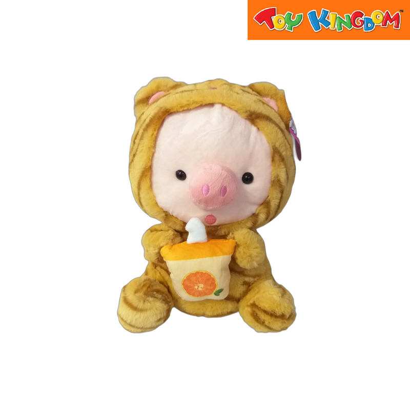 Boba Pig in Tiger Hoodie Suit Plush