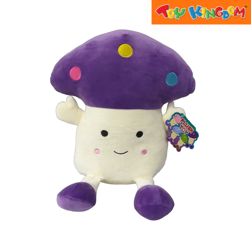 Cute Mushroom Shaped Purple Plush