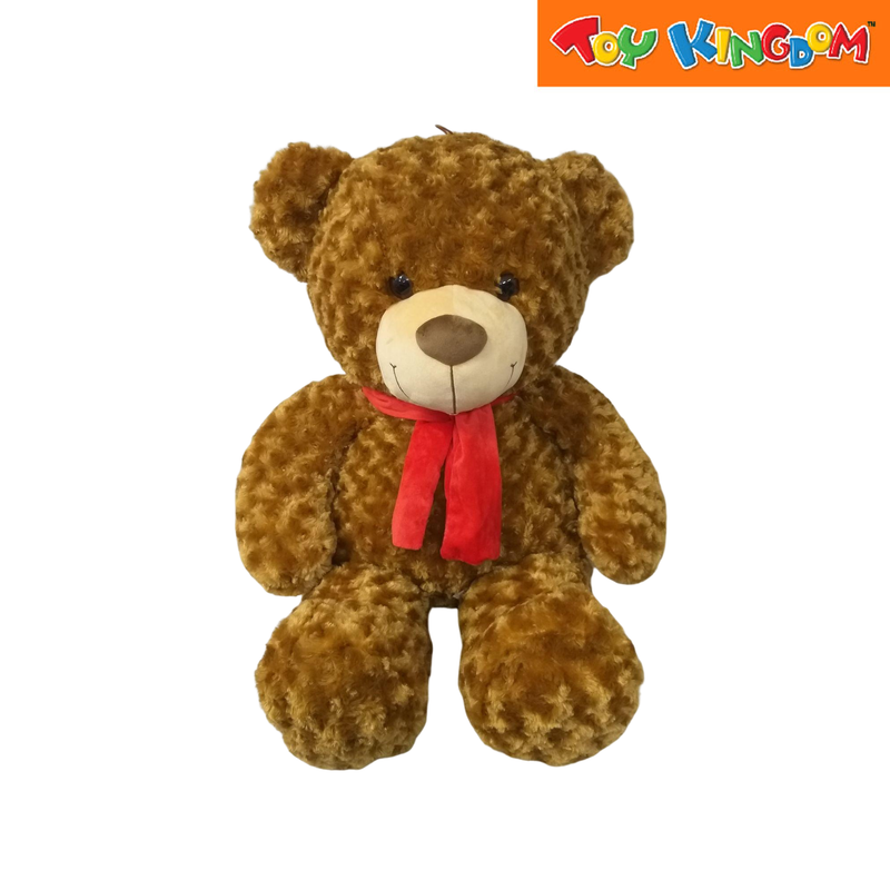 Sitting Bear With Red Ribbon 60 in Plush