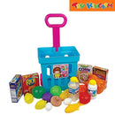 Mini Mart Blue Trolley Set