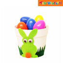 Easter Pail With 8pcs Small Eggs