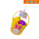 Easter Scallop Pail With 6pcs Eggs