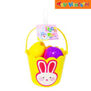 Easter Scallop Pail With 6pcs Eggs