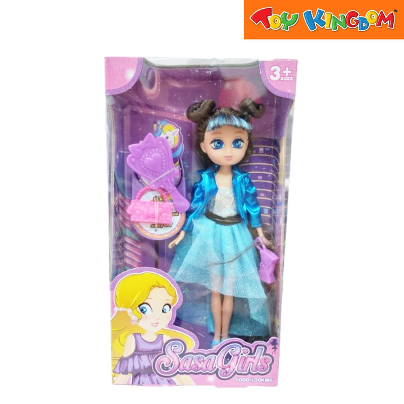 Sasa Girls Good Looking 9 inch Doll With Bag And Accessories