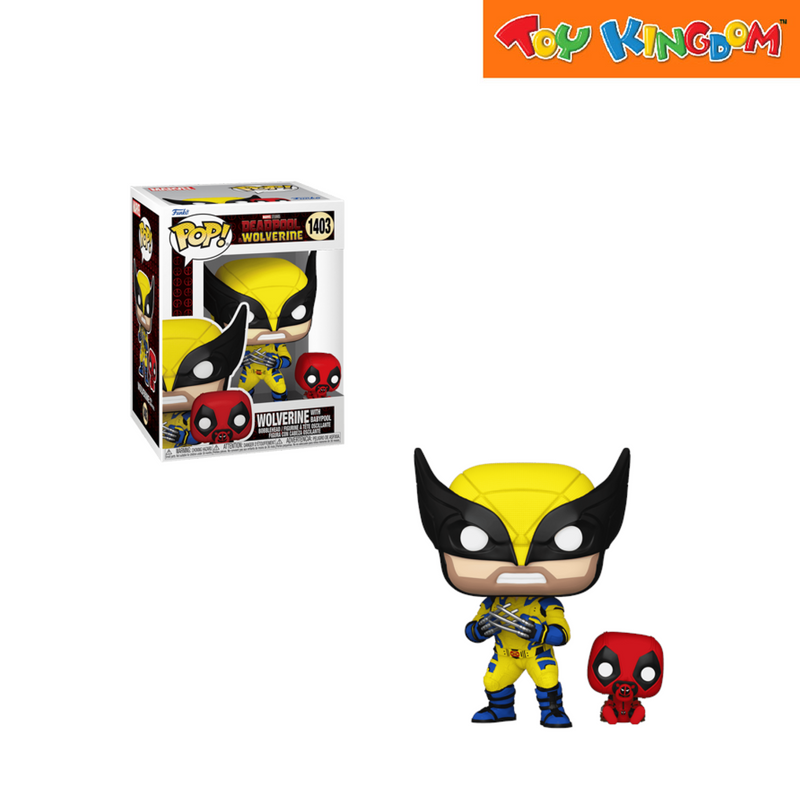 Funko Pop! Marvel Studios Deadpool Wolverine with Babypool Vinyl Figure