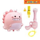 Dinosaur Pink Backpack Water Gun