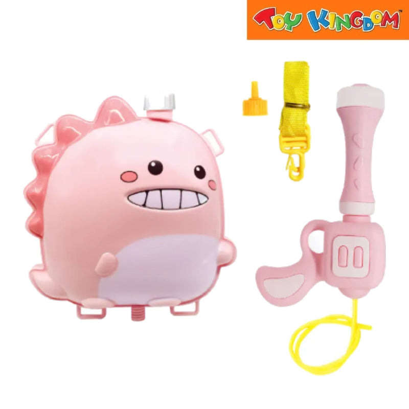 Dinosaur Pink Backpack Water Gun