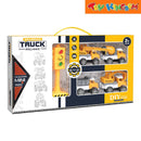 Pull Back Construction Truck Playset