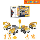 Pull Back Construction Truck Playset