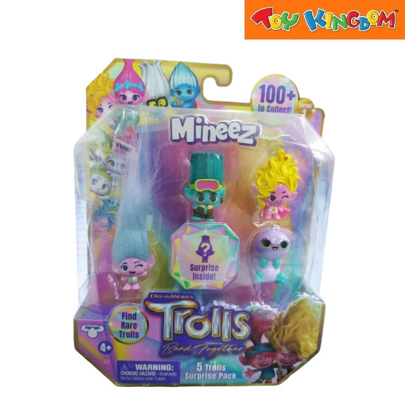 DreamWorks Trolls Band Together Mineez 5 Trolls Surprise Pack Mini - Figures