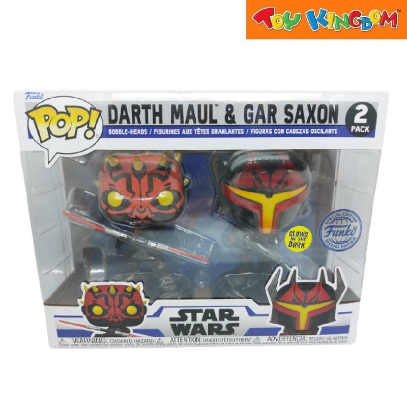 Funko Pop! Star Wars Darth Maul & Gar Saxon (Target Exclusive) 2 Pack Action Figures
