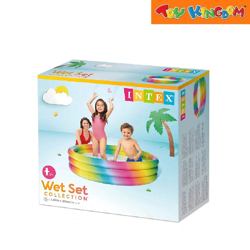 Intex Rainbow Ombre 3-Ring Pool