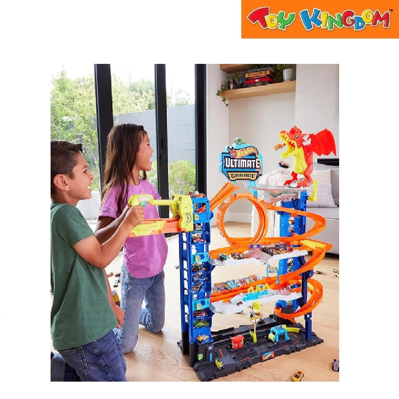 Hot Wheels City Ultimate Garage Playset + Free 20 pcs Basic Car
