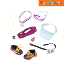 Our Generation Run for Fun Running Doll Shoes and Accessories Set