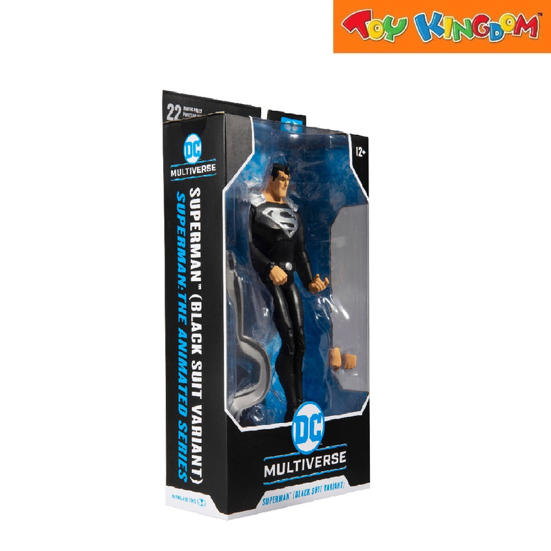 McFarlane DC Comics Multiverse Animated Superman Black Suit