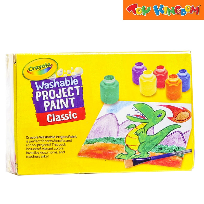Crayola 6 colors 59 ml Washable Project Paint