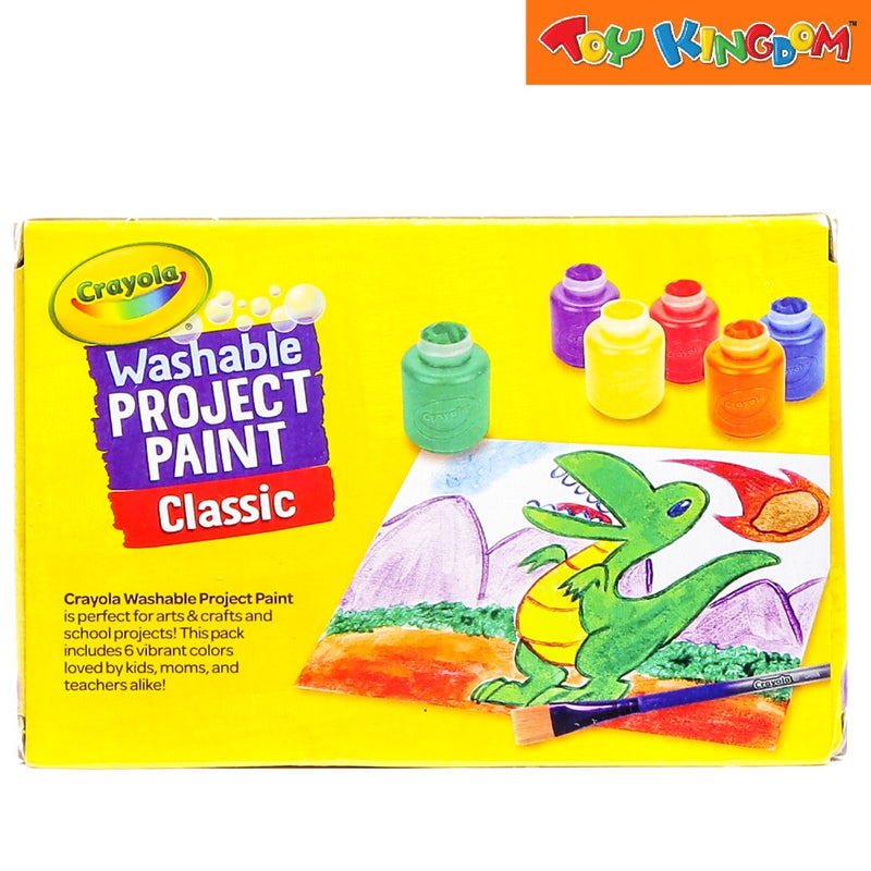 Crayola 6 colors 59 ml Washable Project Paint