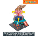 Hot Wheels City Downtown Ice Cream Swirl Playset