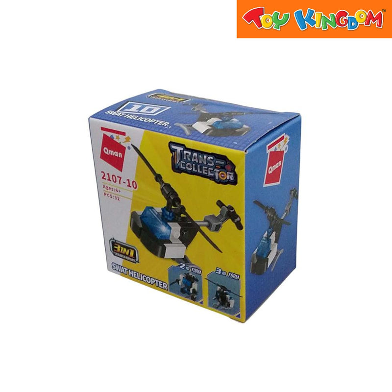 Qman Transcollector 3-in-1 Tranformer Vehicle In Random Assortment