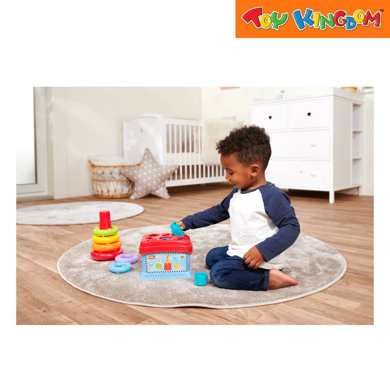 ABC Shape Sorter and Stacking Ring Baby Playset