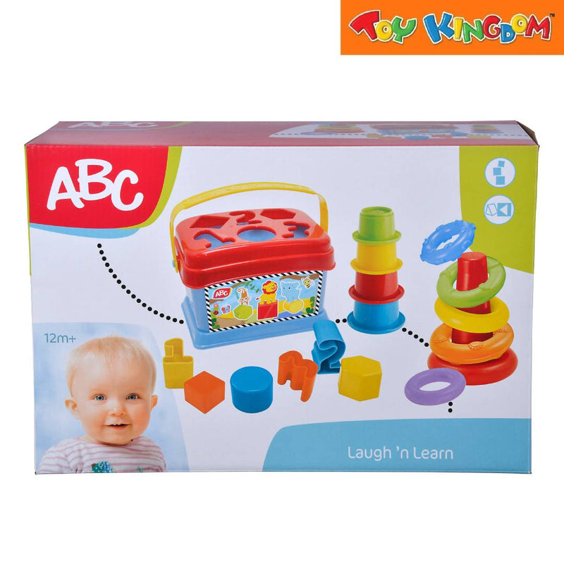 ABC Shape Sorter and Stacking Ring Baby Playset