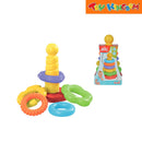 ABC Stacking Ring Pyramid Baby Playset