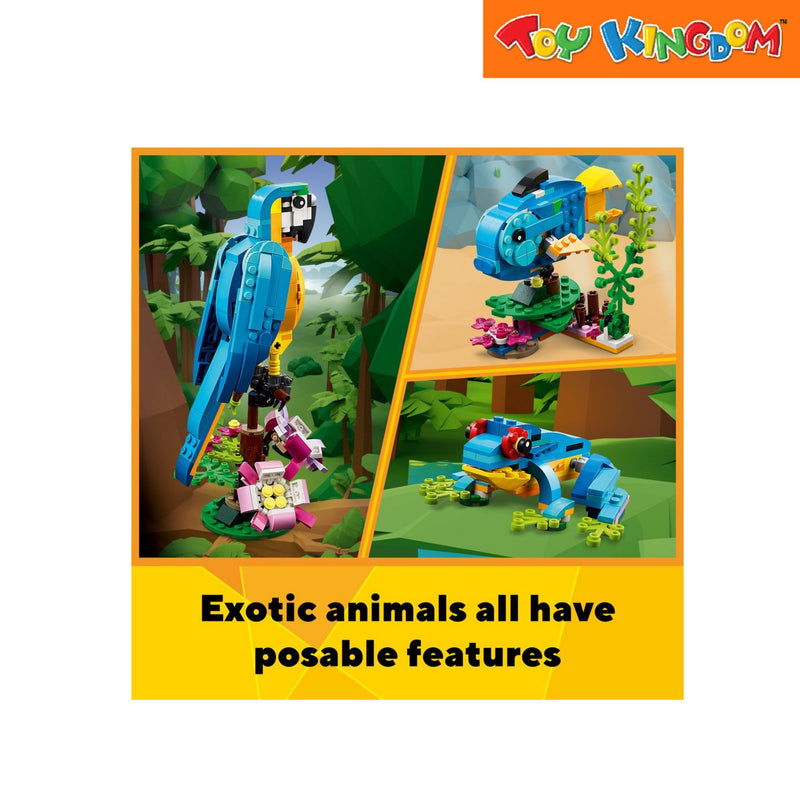 LEGO Creator Exotic Parrot 31136 3-in-1 Building Blocks