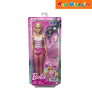 Barbie Blonde Doll with Swimsuit and Beach Themed Accessories