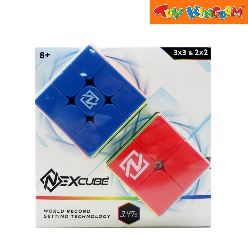 NEXcube Super Smooth 2 Pack 3x3 and 2x2 Speed Cube
